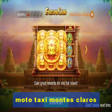 moto taxi montes claros